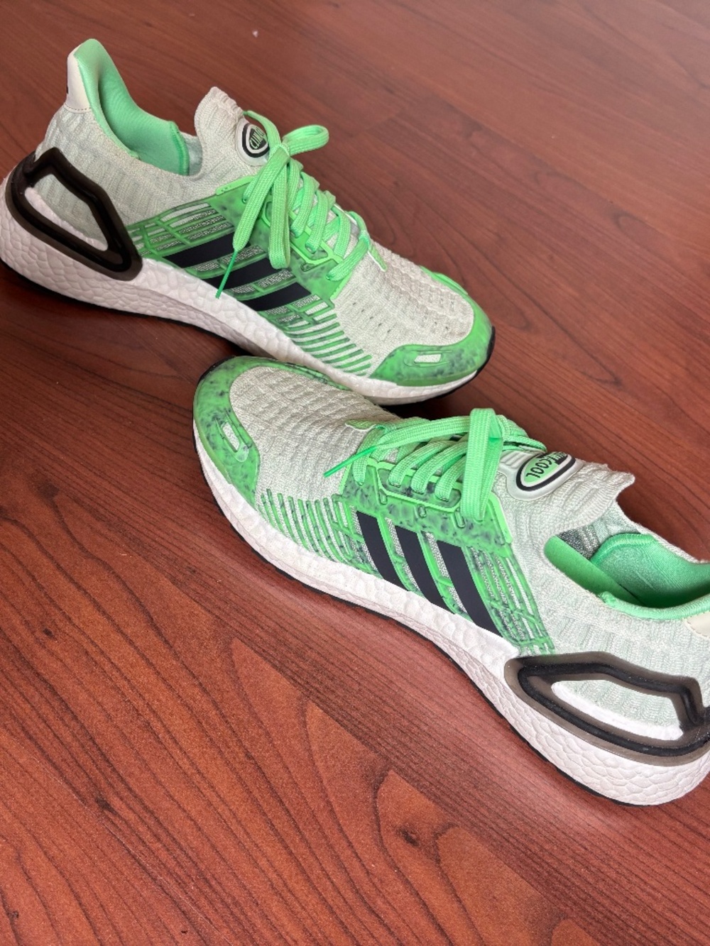 Neon Green Adidas Ultraboost Men's size 8 Women's Size 9
